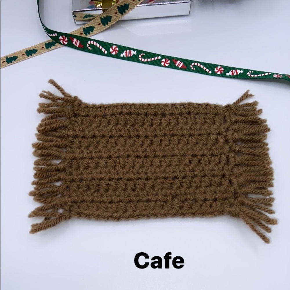 Hand-Knitted cozybeanz Beverage Coaster
